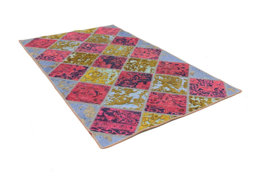 Patchwork Περσικό Χαλί 225x125 - Εικόνα 1