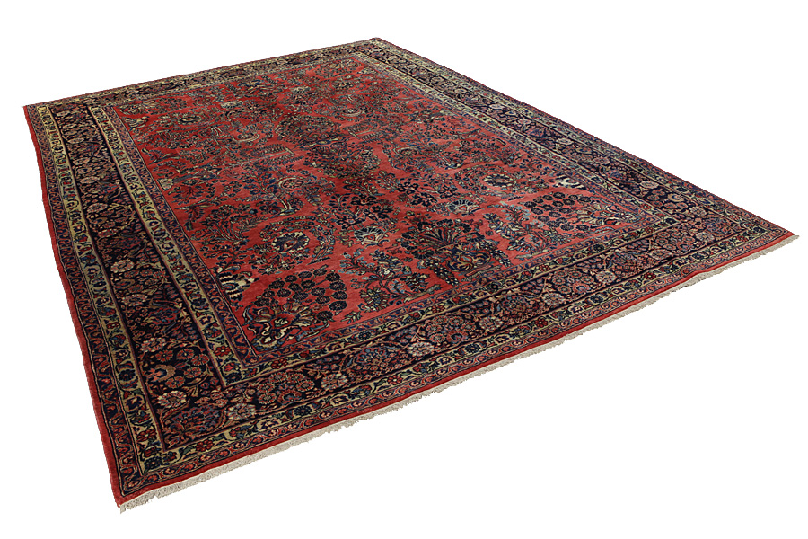 Sarouk - Antique Περσικό Χαλί 350x265 - Εικόνα 1