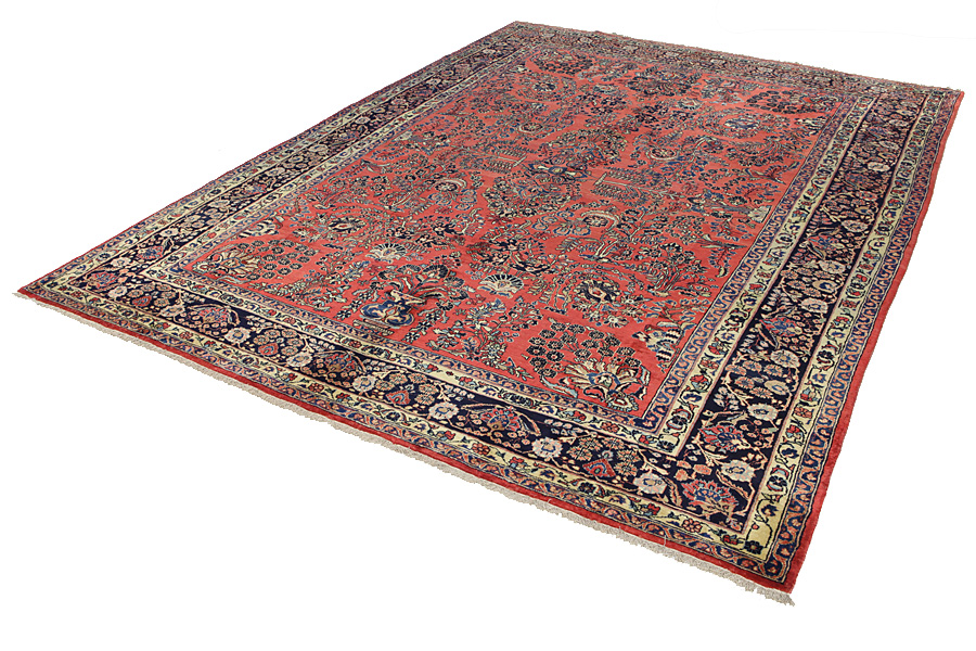 Sarouk - Antique Περσικό Χαλί 350x265 - Εικόνα 2
