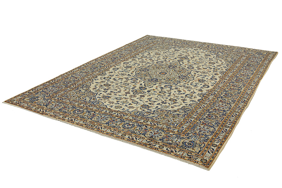 Kashan Περσικό Χαλί 388x275 - Εικόνα 2