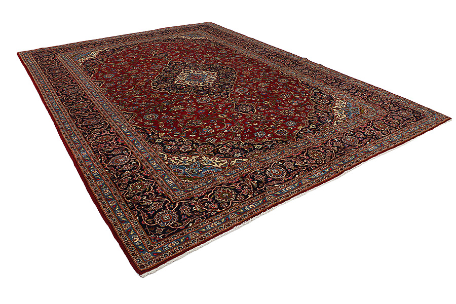 Kashan Περσικό Χαλί 403x294 - Εικόνα 1