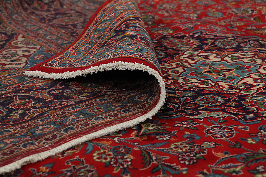 Kashan Περσικό Χαλί 382x294 - Εικόνα 4