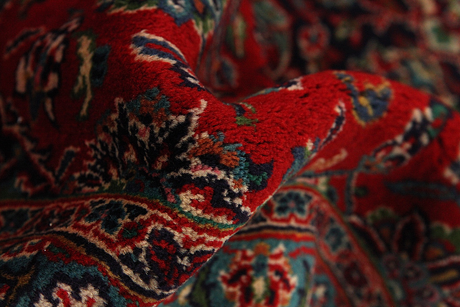 Kashan Περσικό Χαλί 382x294 - Εικόνα 6
