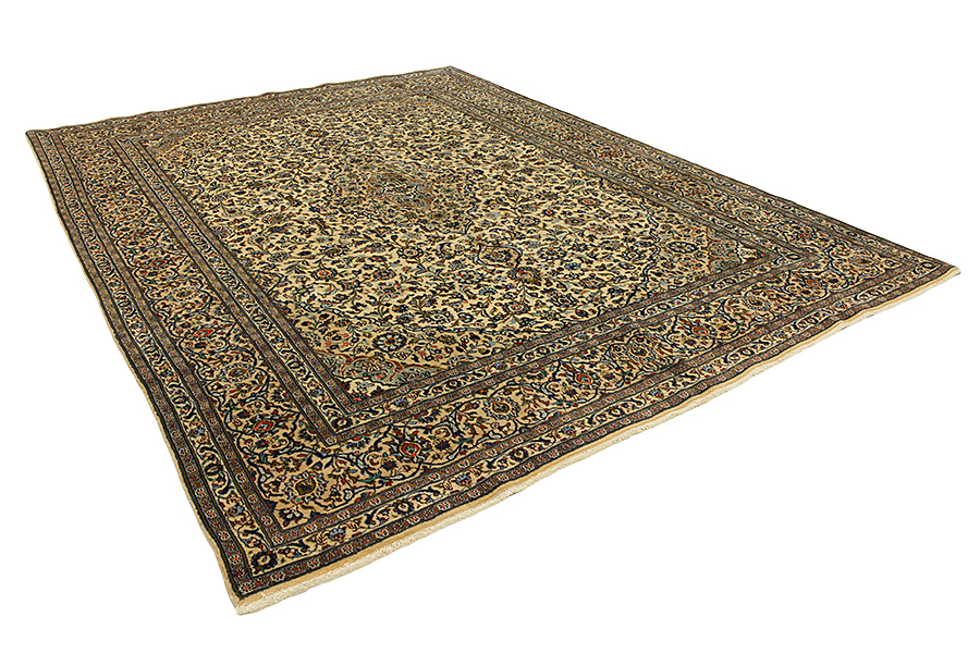 Kashan Περσικό Χαλί 394x298 - Εικόνα 1