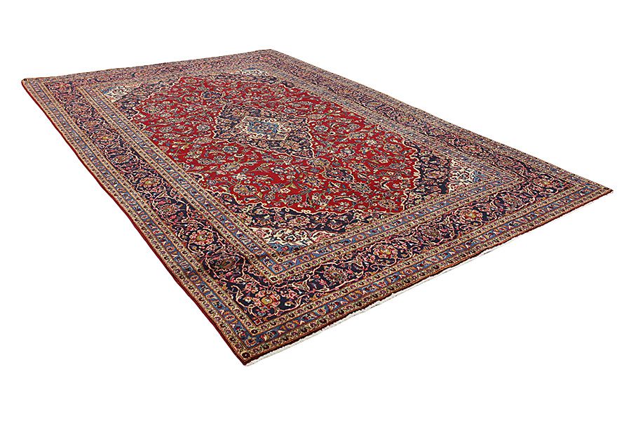 Kashan Περσικό Χαλί 380x245 - Εικόνα 1