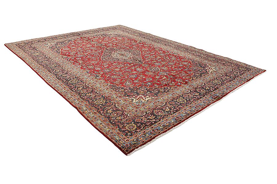 Kashan Περσικό Χαλί 396x295 - Εικόνα 1