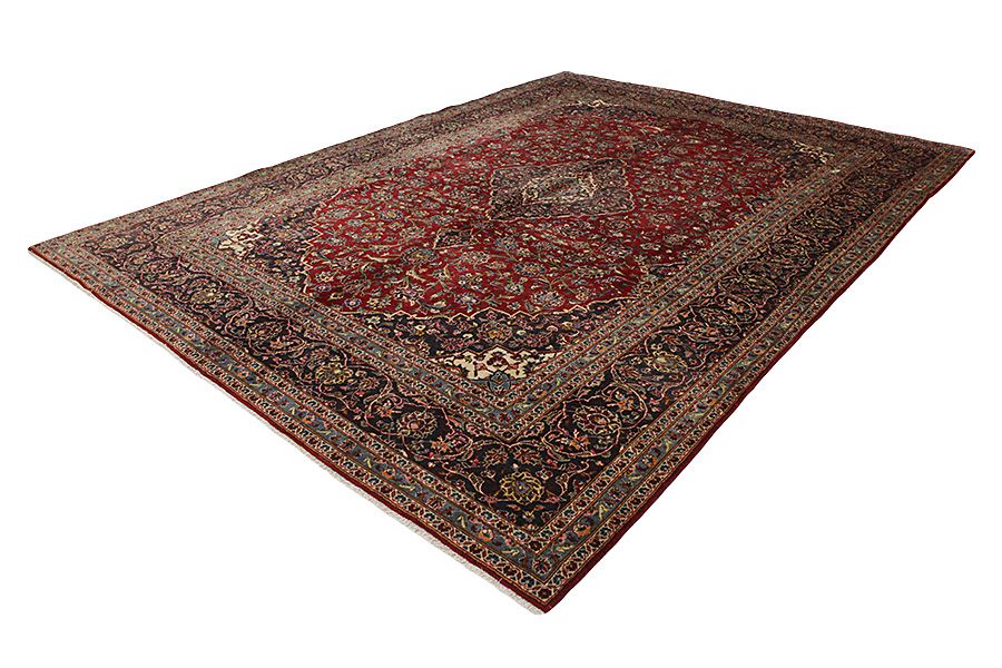 Kashan Περσικό Χαλί 396x295 - Εικόνα 2