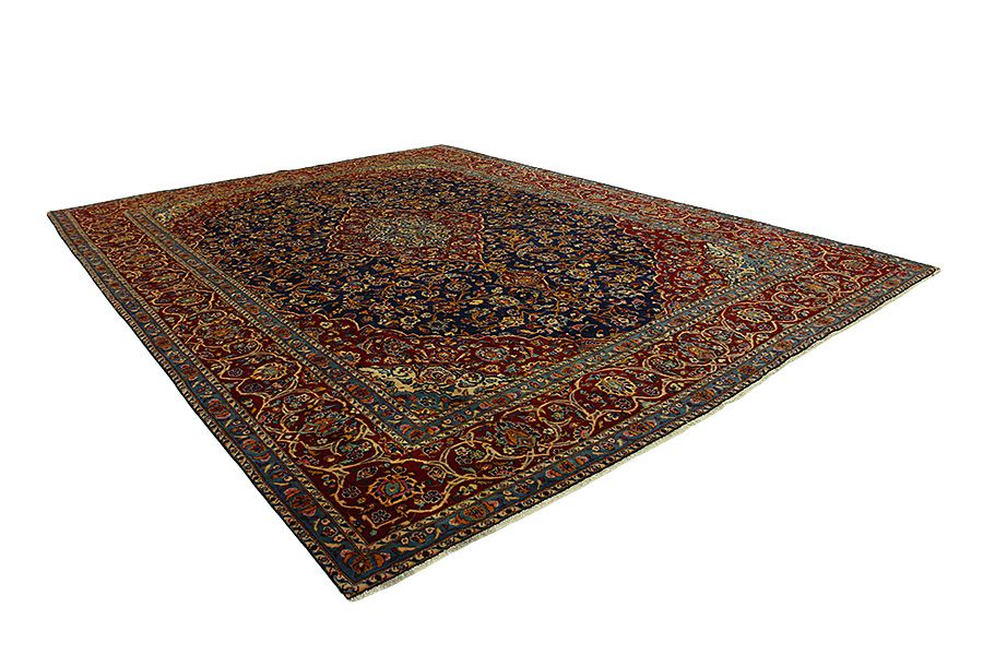 Kashan Περσικό Χαλί 396x295 - Εικόνα 1