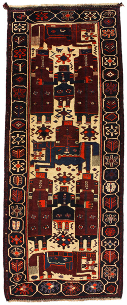 Χαλί Bakhtiari Qashqai 364x145