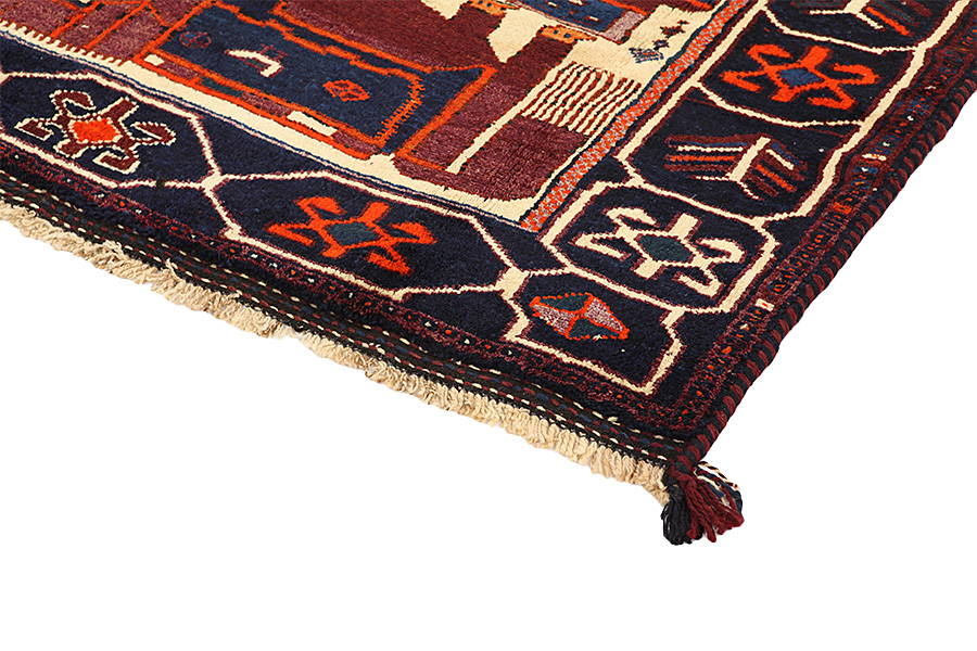 Bakhtiari - Qashqai Περσικό Χαλί 364x145 - Εικόνα 3